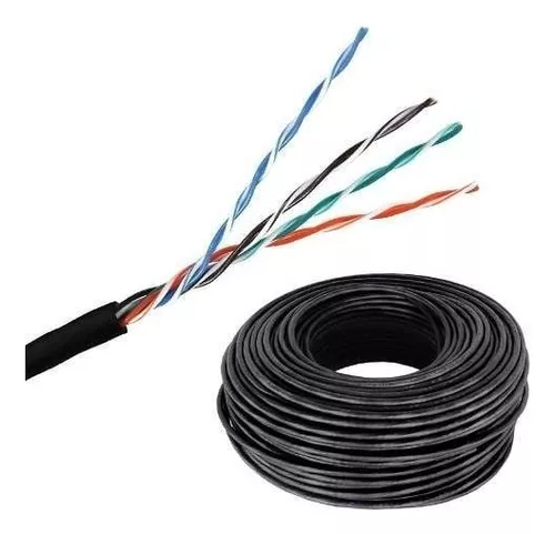 CABLE UTP CAT 5 EXTERIOR 100 MTS